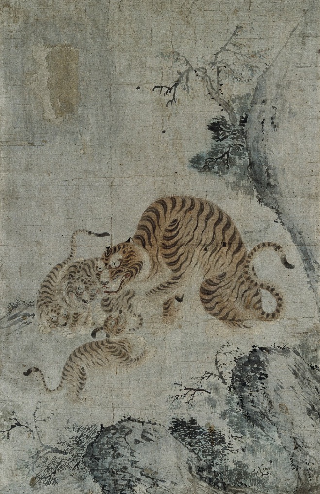 Denver Art Museum Family of Tigers 17th centuryDetails Korea ().jpeg